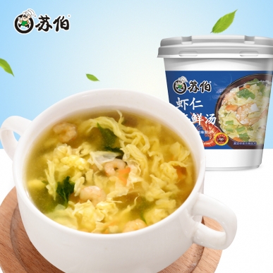 福建蝦仁海鮮杯裝12g速食湯