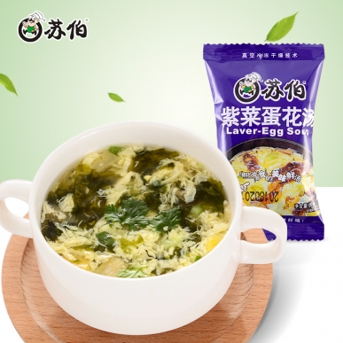 廣東蘇伯12g裝紫菜蛋花速食湯